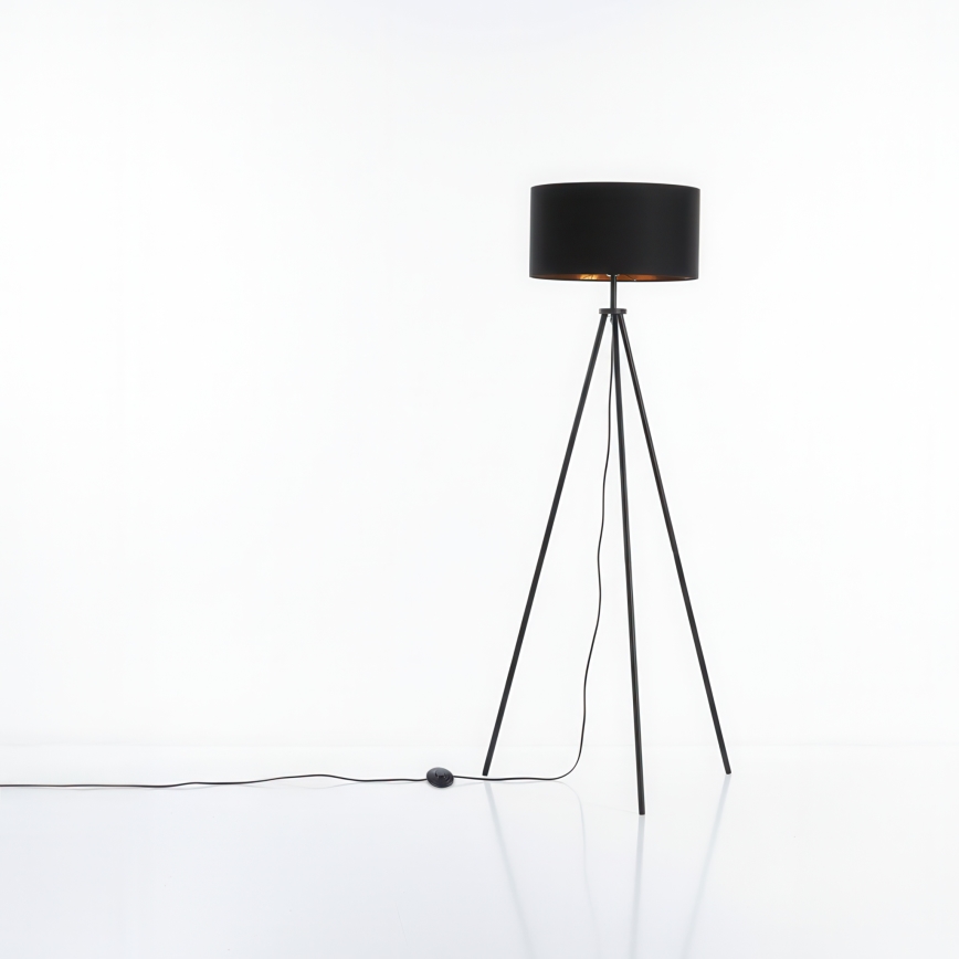 Подова лампа 1xE27/40W/230V черна