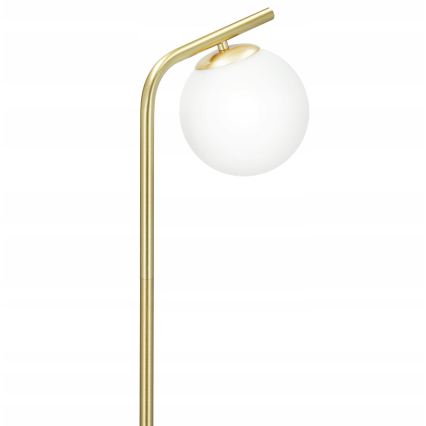 Подова лампа 1xE27/40W/230V златна/бяла