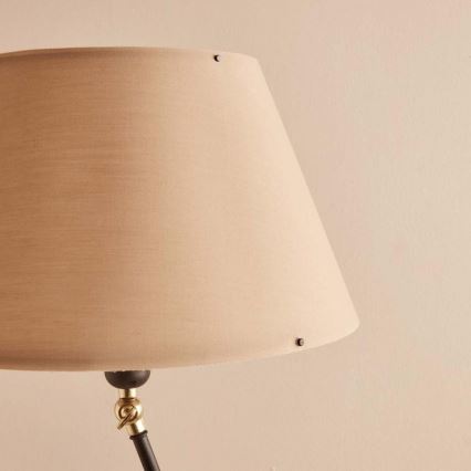 Подова лампа AYD 1xE27/40W/230V черна/кафява