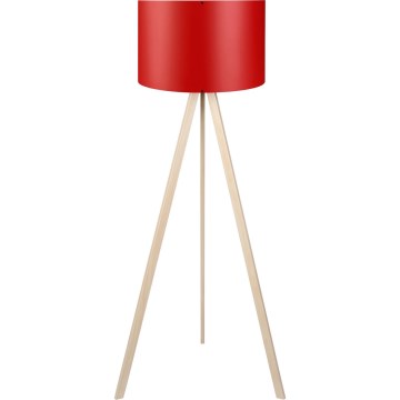 Подова лампа AYD 1xE27/40W/230V червена/бежова