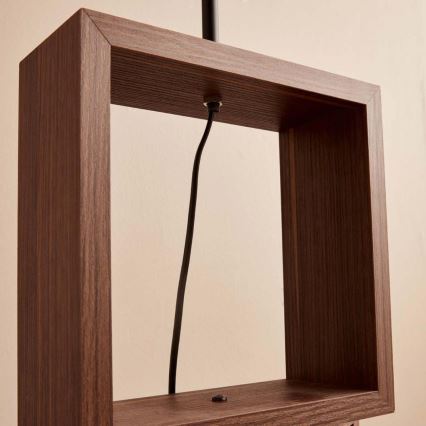 Подова лампа AYD 1xE27/40W/230V кафява