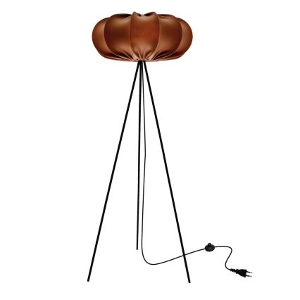 Подова лампа CAFEE 1xE27/40W/230V кафява/черна