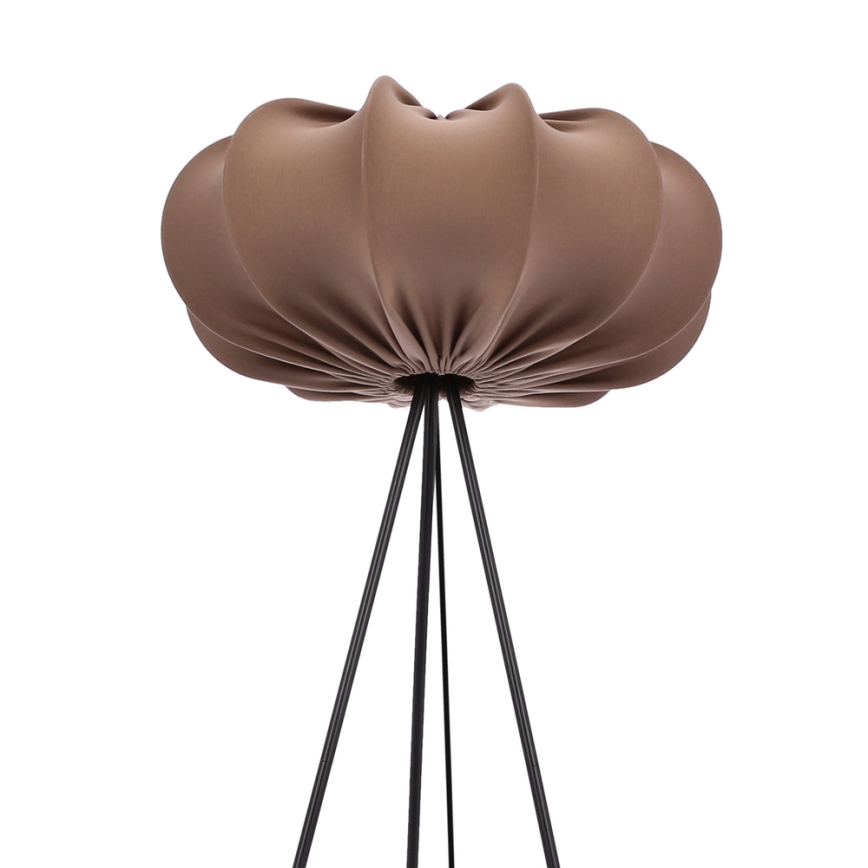 Подова лампа CAFEE 1xE27/40W/230V кафява/черна