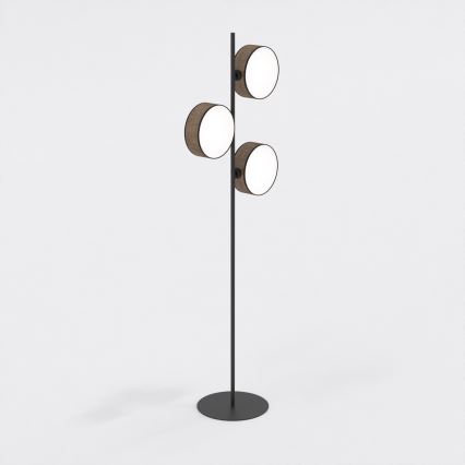 Подова лампа DRUMZ 3xE14/10W/230V кафява