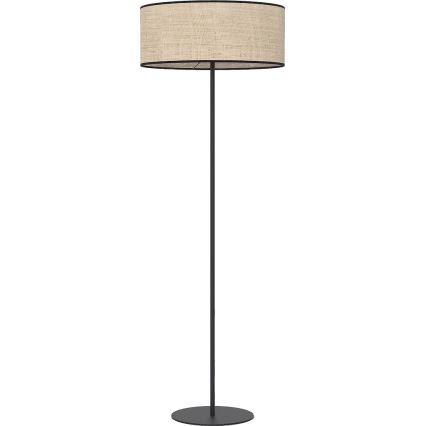 Подова лампа ECO 1xE27/15W/230V бежова/ротанг
