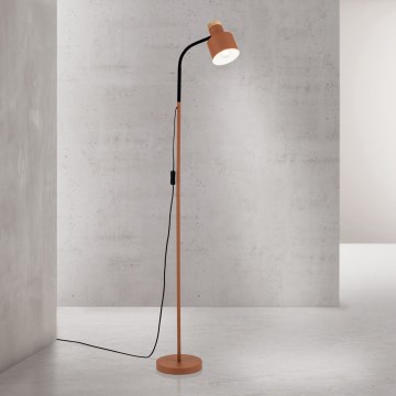 Подова лампа GILI 1xE27/40W/230V в цвят тухла