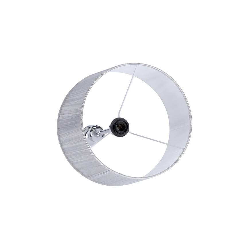 Подова лампа GILLENIA 1xE27/60W/230V сребърна