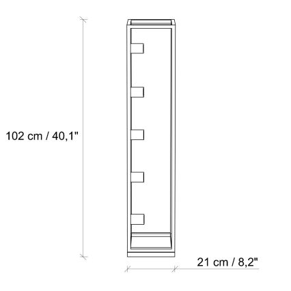 Подова лампа KAFES 5xE27/40W/230V златна