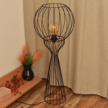 Подова лампа MERCURE 1xE27/15W/230V черна