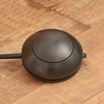 Подова лампа MERCURE 1xE27/15W/230V черна