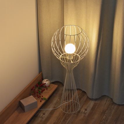 Подова лампа MERCURE 1xE27/15W/230V кремава