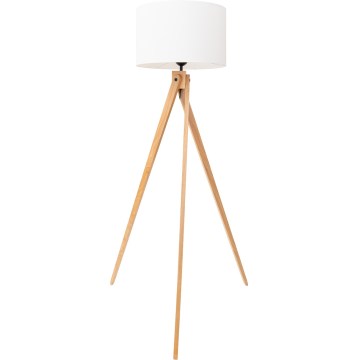 Подова лампа NATT 1xE27/15W/230V бяла