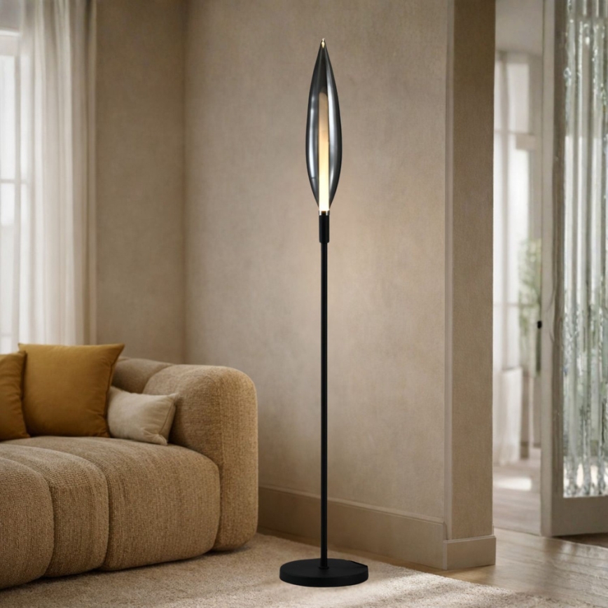 Подова лампа NORDIC 1xG9/5W/230V черен хром