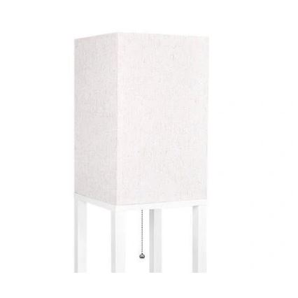 Подова лампа с рафтове 1xE27/60W/230V бял