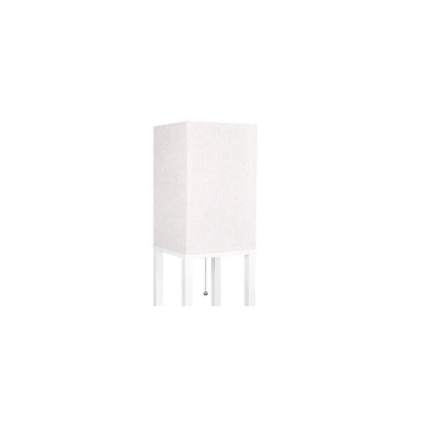 Подова лампа с рафтове 1xE27/60W/230V бял