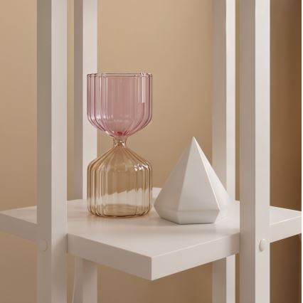 Подова лампа с рафтове NORA 1xE27/40W/230V бял