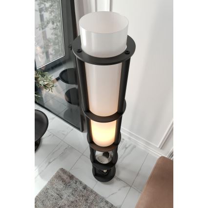 Подова лампа с рафтове NOTO 1xE27/40W/230V черна