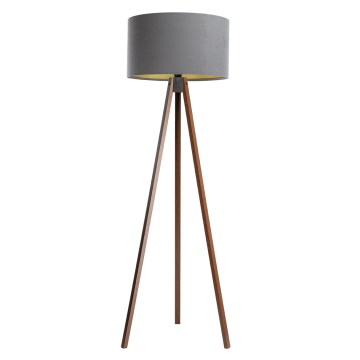 Подова лампа STANDART 1xE27/60W/230V сива/венге