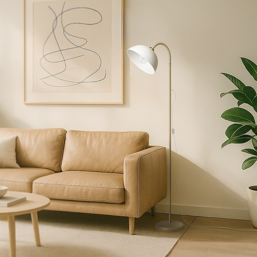 Подова лампа ZACK 1xE27/15W/230V бежова