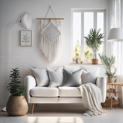 Подова лампа ZACK 1xE27/15W/230V бяла