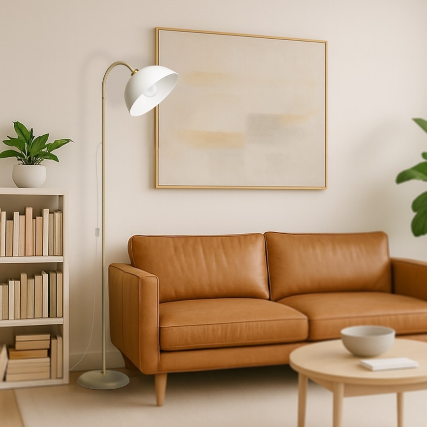 Подова лампа ZACK 1xE27/60W/230V бежова