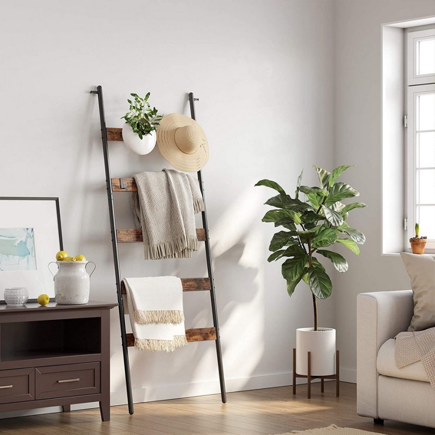 Подова закачалка NAVARO кафява/черна