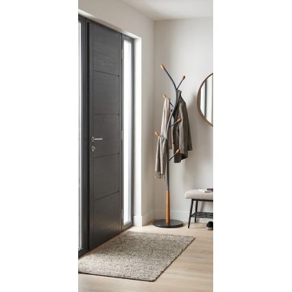 Подова закачалка 186x38 см STILE черна