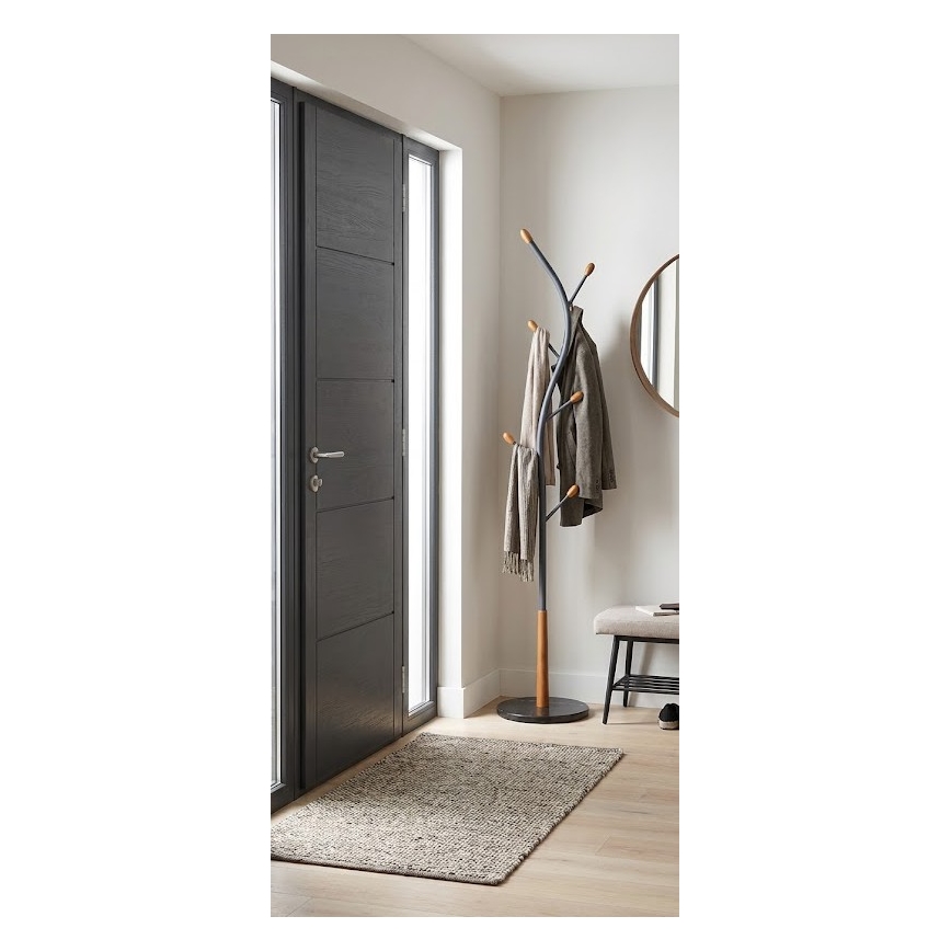 Подова закачалка 186x38 см STILE черна