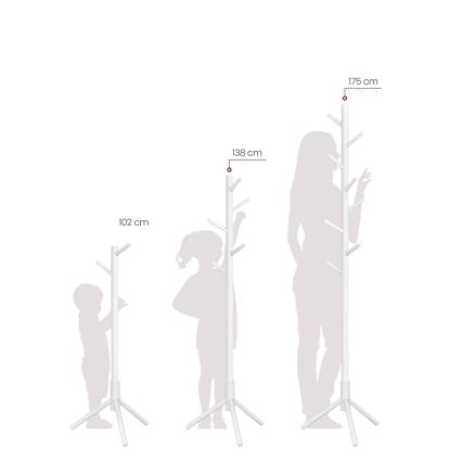 Подова закачалка LINEA, бяла