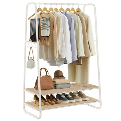 Подова закачалка LINEA бяла/кафява