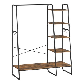 Подова закачалка LINEA кафява/черна