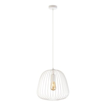 Подвес на кабел OVELLA 1xE27/15W/230V, диаметър 36 см, кремав