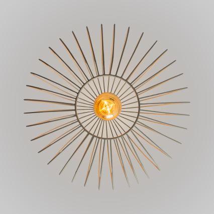 Подвес на кабел OVELLA 1xE27/15W/230V, диаметър 36 см, кремав