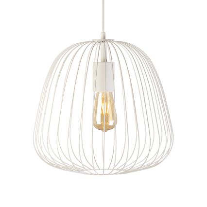 Подвес на кабел OVELLA 1xE27/15W/230V, диаметър 36 см, кремав