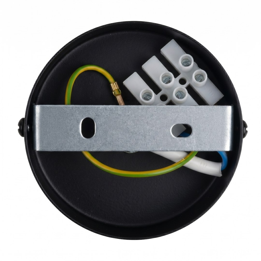 Подвесен полилей на кабел PIATTO 1xGX53/15W/230V Ø 35 см, черен