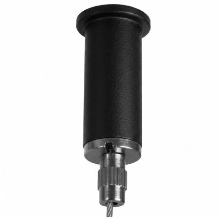 Подвесен полилей на кабел PIATTO 1xGX53/15W/230V Ø 35 см, черен