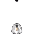 Подвесен полилей OVELLA 1xE27/15W/230V, диаметър 36 cm, черен
