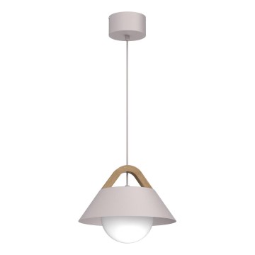 Подвесна лампа на кабел FUNDA 1xE27/15W/230V кремава