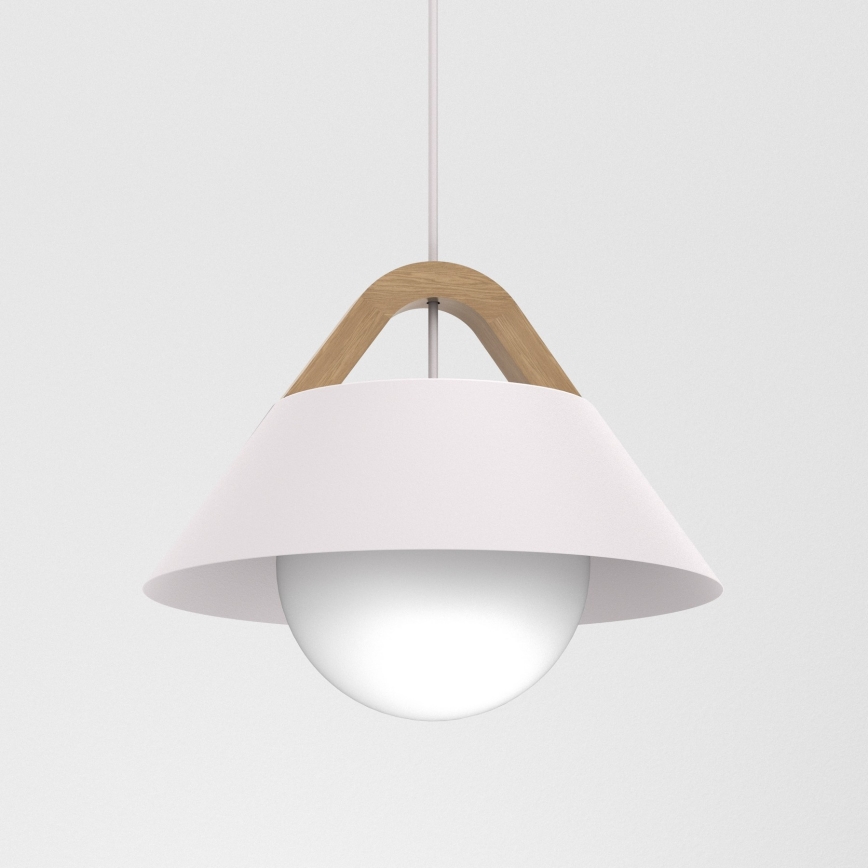 Подвесна лампа на кабел FUNDA 1xE27/15W/230V кремава