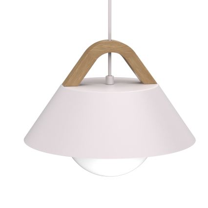 Подвесна лампа на кабел FUNDA 1xE27/15W/230V кремава