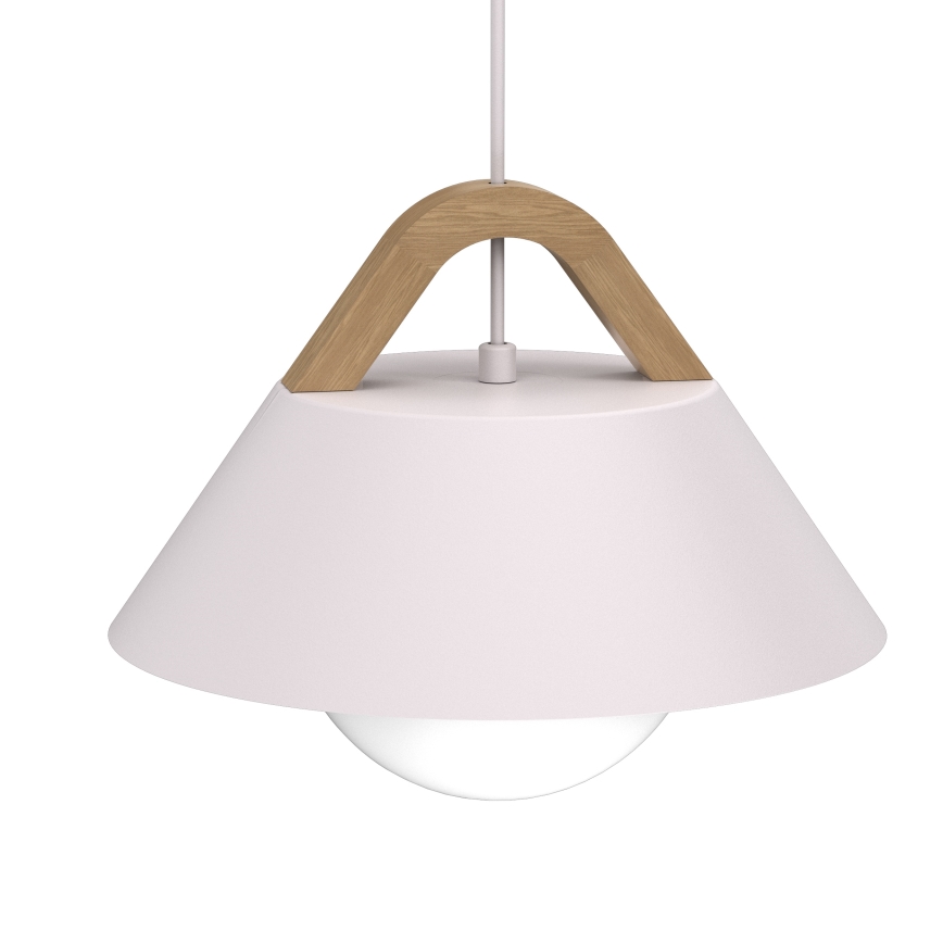 Подвесна лампа на кабел FUNDA 1xE27/15W/230V кремава