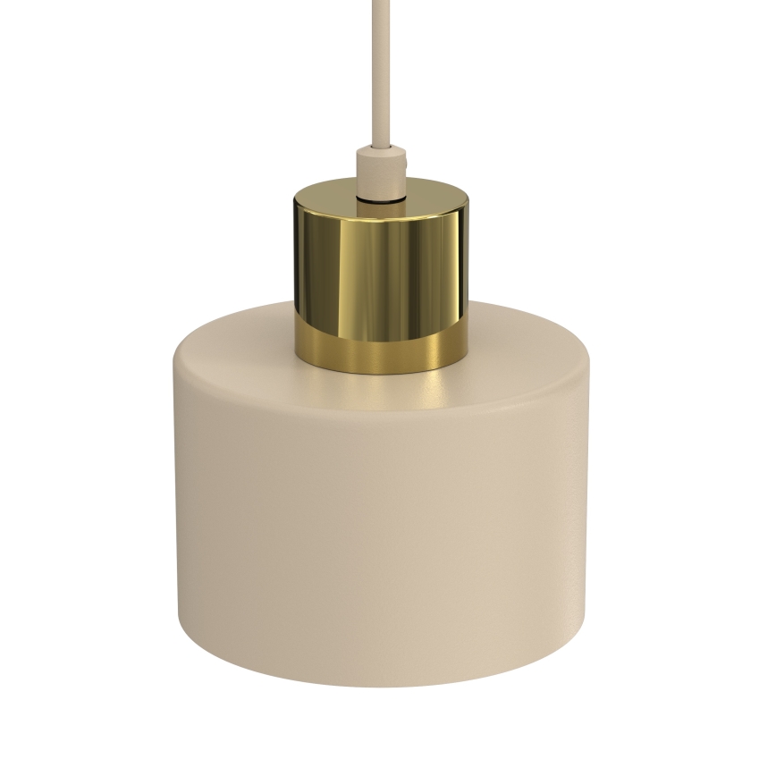 Подвесна лампа на кабел PARKLA 1xE27/15W/230V бежова/златна