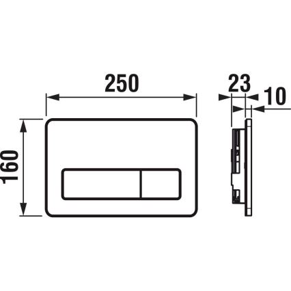 Подвесен WC MIO Rimless + тоалетна седалка SoftClose MIO + двукнопков бутон DUAL + модул за вграждане + изолационна подложка