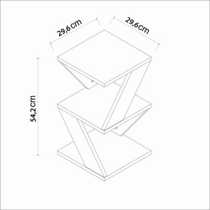 Полица ALVINA черна