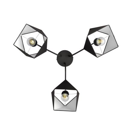 Полилей ADAMANT 3xE27/15W/230V черна