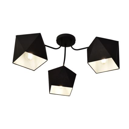 Полилей ADAMANT 3xE27/15W/230V черна