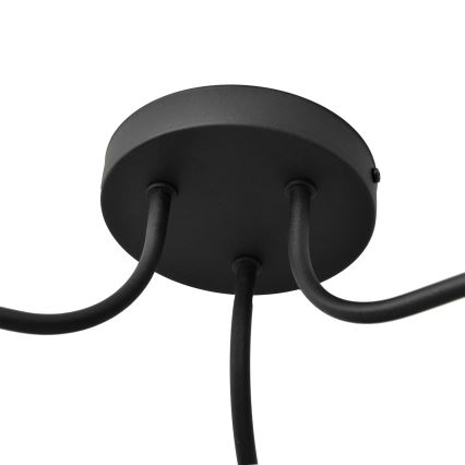 Полилей ADAMANT 3xE27/15W/230V черна