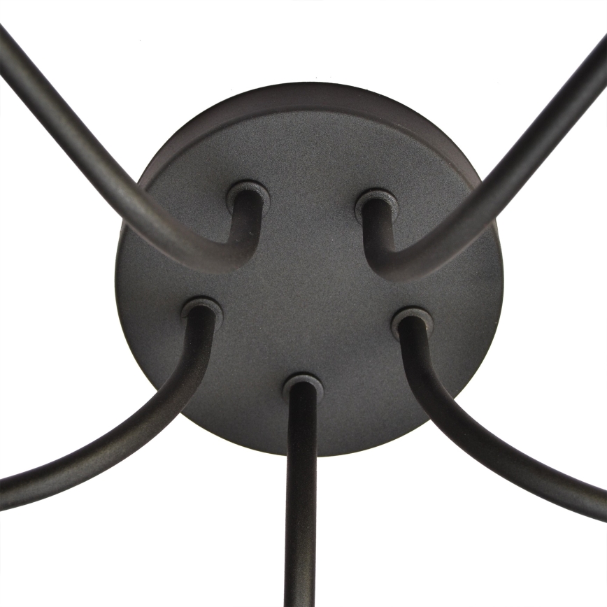 Полилей ADAMANT 5xE27/15W/230V черна