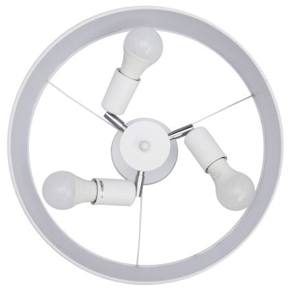 Полилей ALBA 3xE27/15W/230V бял