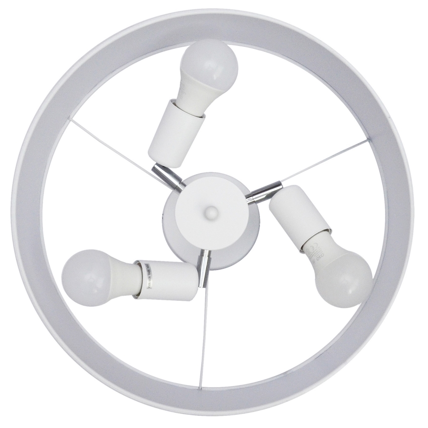 Полилей ALBA 3xE27/15W/230V бял